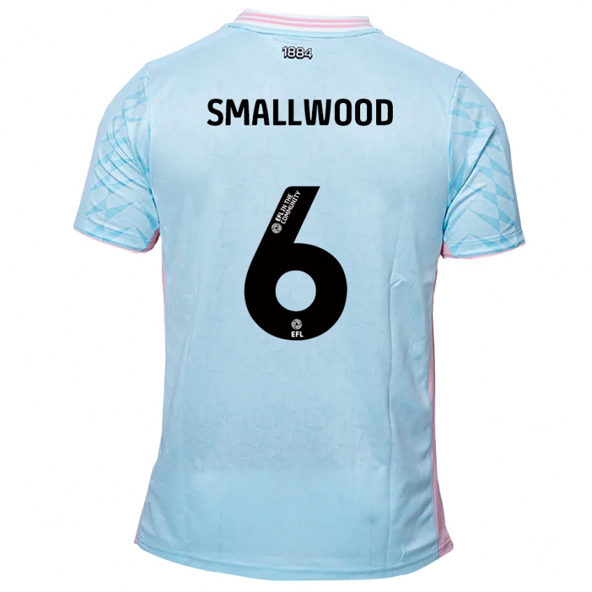 נשים Richard Smallwood #6 תכלת ורוד הרחק ג'רזי 2025/26 חולצה קצרה