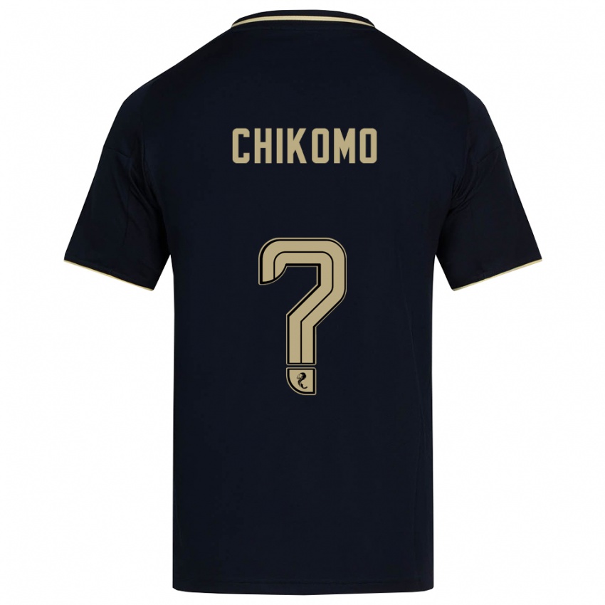 נשים בראדלי צ׳יקומו #0 כחול נייבי זהב הרחק ג'רזי 2025/26 חולצה קצרה