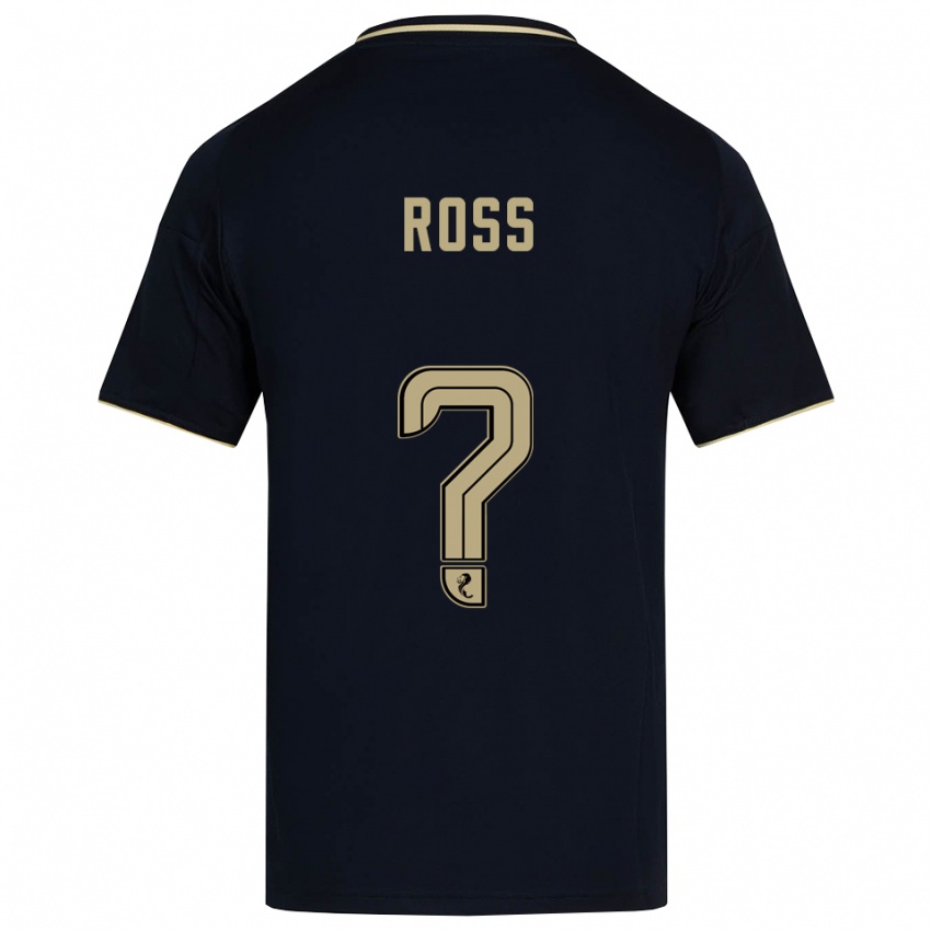 נשים Dylan Ross #0 כחול נייבי זהב הרחק ג'רזי 2025/26 חולצה קצרה