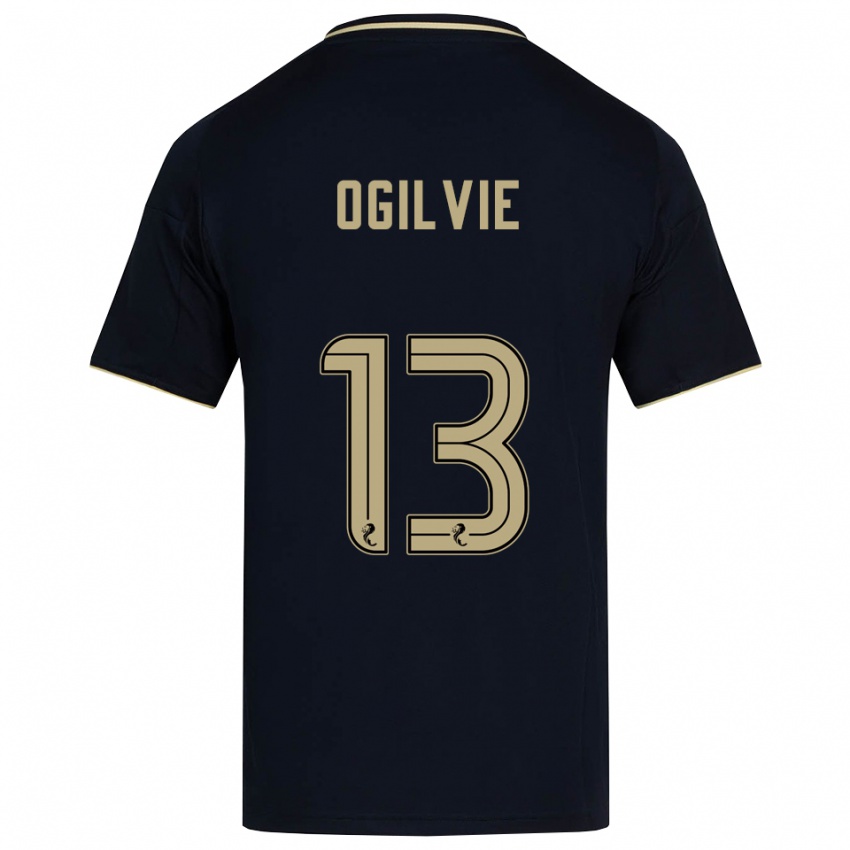 נשים פרנצ'סקה אוגילבי #13 כחול נייבי זהב הרחק ג'רזי 2025/26 חולצה קצרה