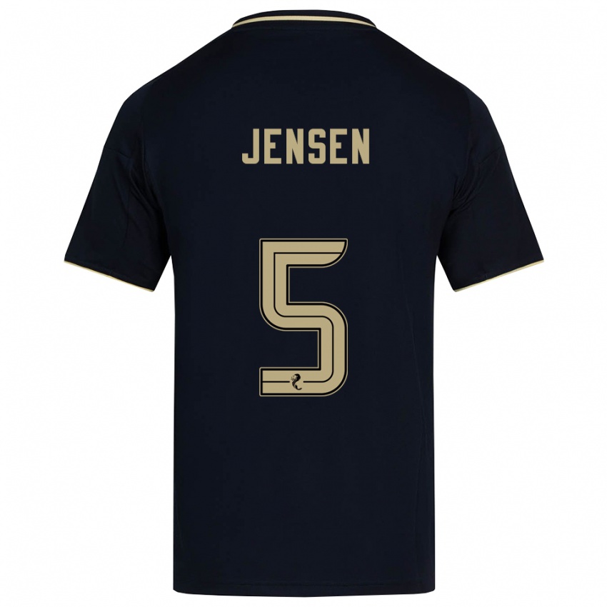 נשים ריצ׳רד ינסן #5 כחול נייבי זהב הרחק ג'רזי 2025/26 חולצה קצרה