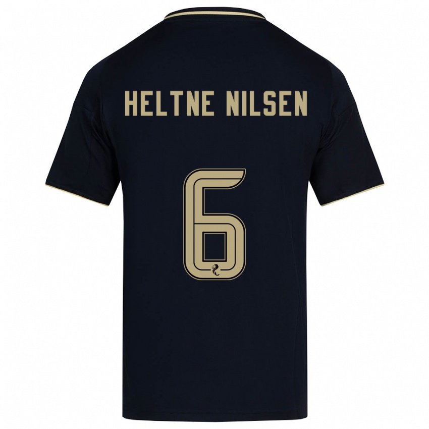 נשים סיוורט הלטנה נילסן #6 כחול נייבי זהב הרחק ג'רזי 2025/26 חולצה קצרה