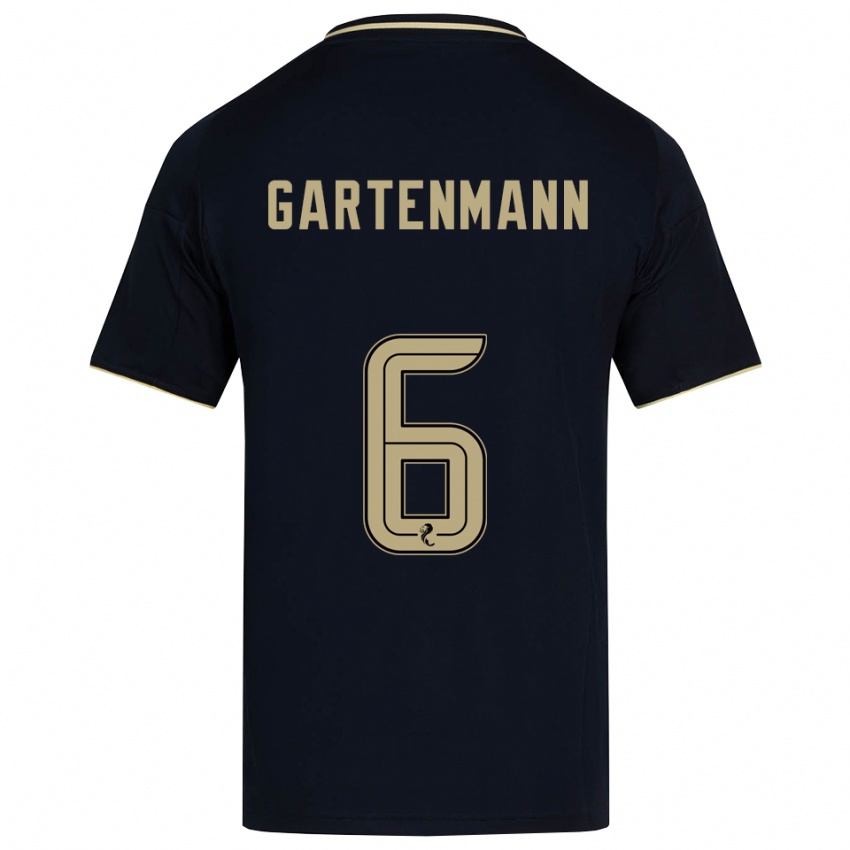 נשים סטפן גרטנמן #6 כחול נייבי זהב הרחק ג'רזי 2025/26 חולצה קצרה