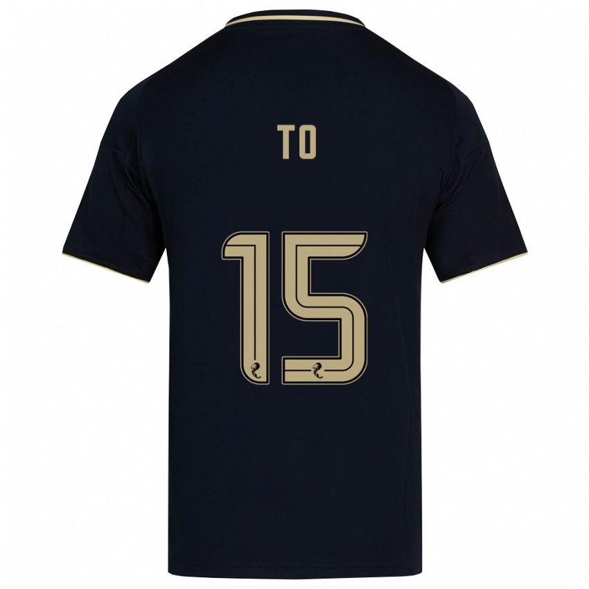 נשים Zack To #15 כחול נייבי זהב הרחק ג'רזי 2025/26 חולצה קצרה