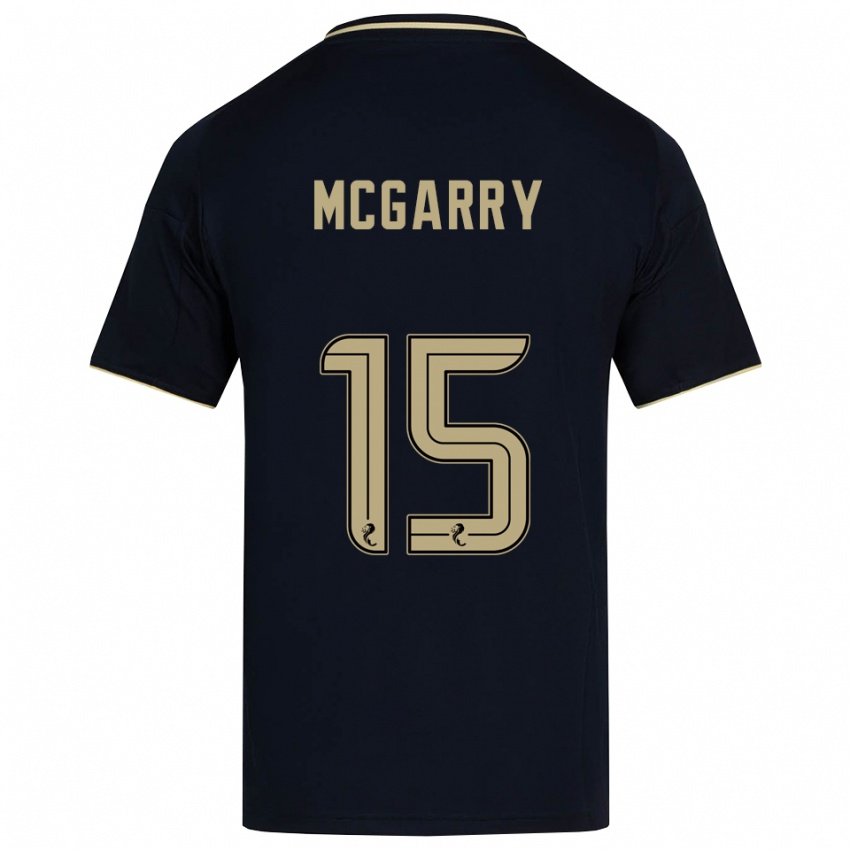 נשים ג'יימס מק׳גארי #15 כחול נייבי זהב הרחק ג'רזי 2025/26 חולצה קצרה