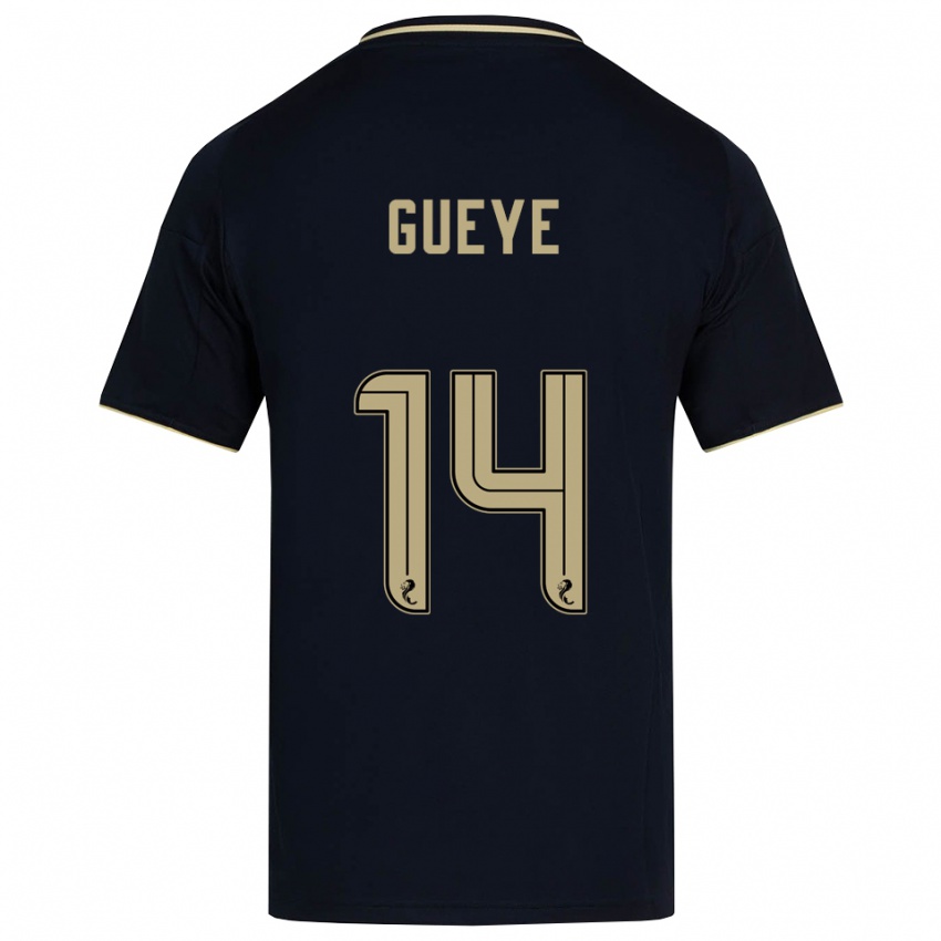 נשים את כל #14 כחול נייבי זהב הרחק ג'רזי 2025/26 חולצה קצרה