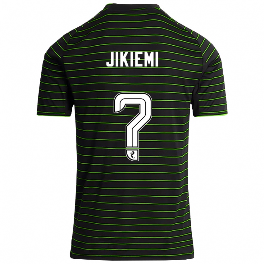 נשים Dara Jikiemi #0 שחור ירוק הרחק ג'רזי 2025/26 חולצה קצרה