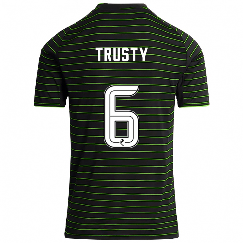 נשים אוסטון טרוסטי #6 שחור ירוק הרחק ג'רזי 2025/26 חולצה קצרה