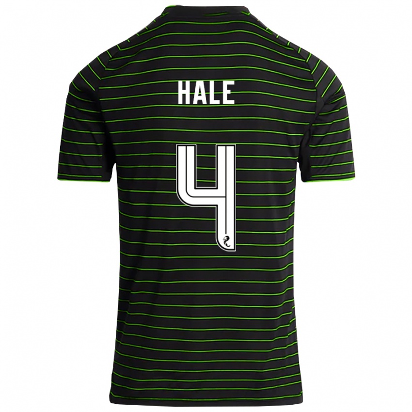 נשים Finlay Hale #4 שחור ירוק הרחק ג'רזי 2025/26 חולצה קצרה