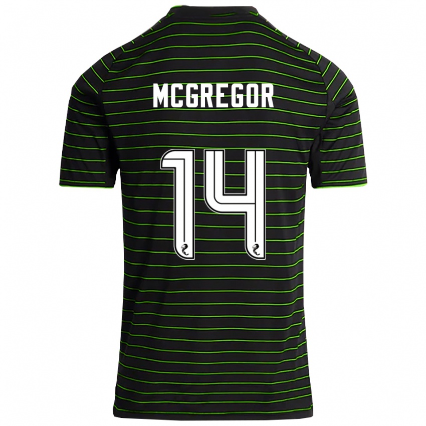 נשים שאנון מקגרגור #14 שחור ירוק הרחק ג'רזי 2025/26 חולצה קצרה