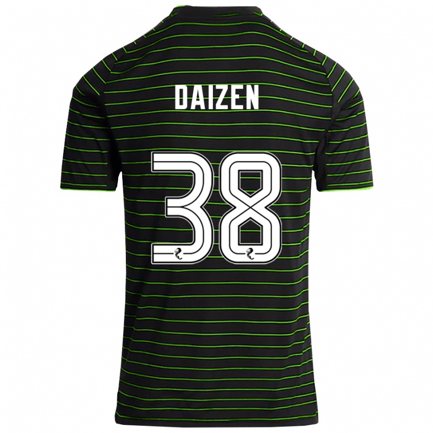נשים דאייזן מיידה #38 שחור ירוק הרחק ג'רזי 2025/26 חולצה קצרה