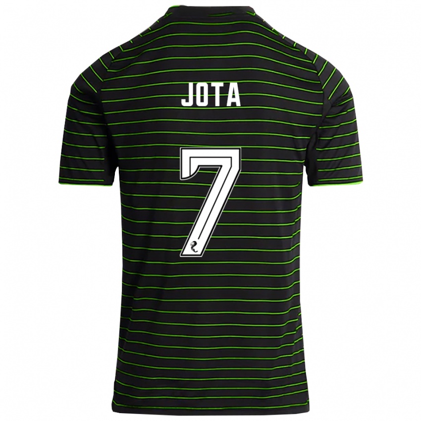 נשים ז'ואאו פיליפה #7 שחור ירוק הרחק ג'רזי 2025/26 חולצה קצרה