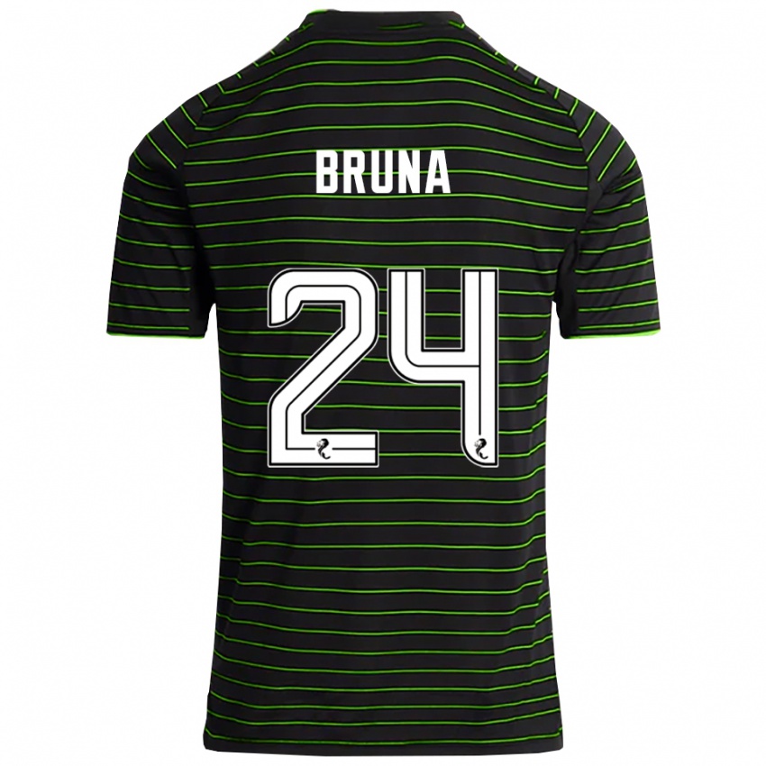 נשים ברונה לורנסו אורבנו קוסטה #24 שחור ירוק הרחק ג'רזי 2025/26 חולצה קצרה