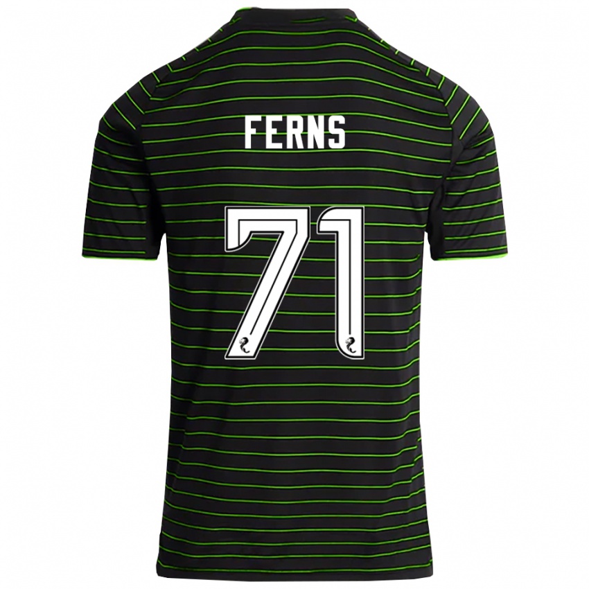 נשים אבי פרנס #71 שחור ירוק הרחק ג'רזי 2025/26 חולצה קצרה