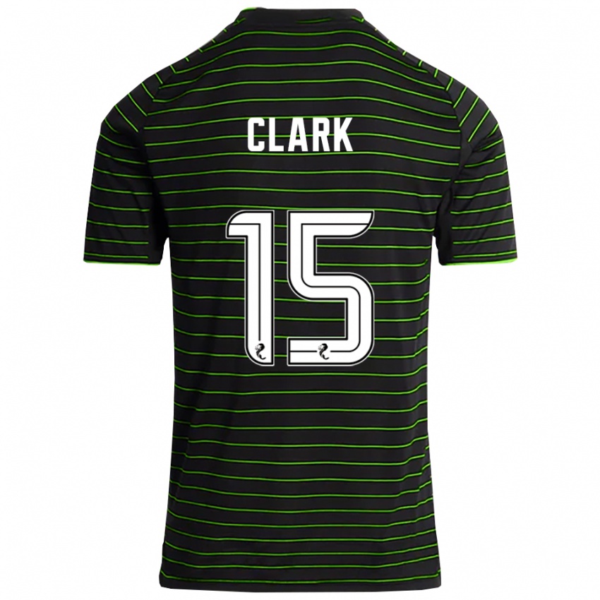 נשים שן מנגי #15 שחור ירוק הרחק ג'רזי 2025/26 חולצה קצרה