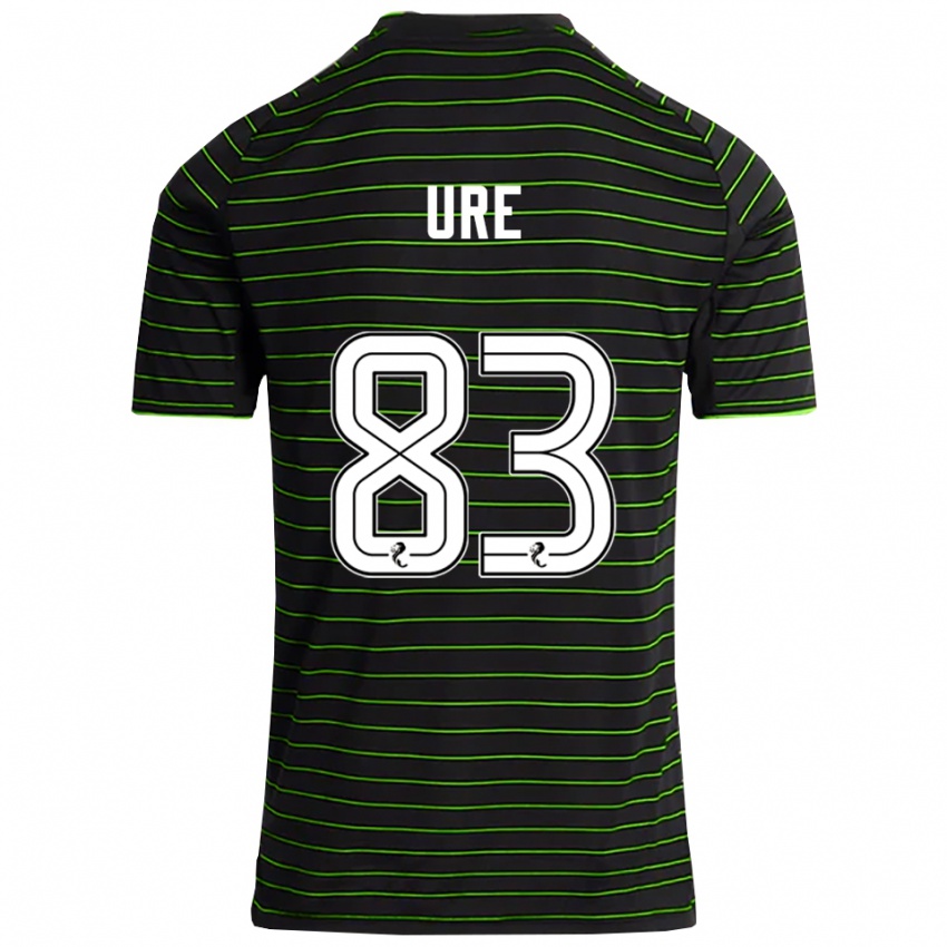 נשים קייל אור #83 שחור ירוק הרחק ג'רזי 2025/26 חולצה קצרה