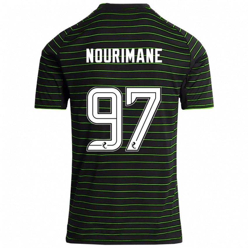 נשים אדי נורימאן #97 שחור ירוק הרחק ג'רזי 2025/26 חולצה קצרה