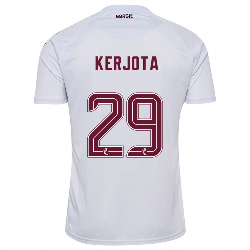 נשים Sabah Kerjota #29 לבן בורדו הרחק ג'רזי 2025/26 חולצה קצרה