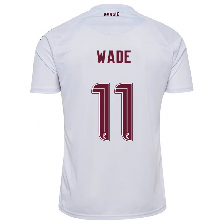 נשים לורן וייד #11 לבן בורדו הרחק ג'רזי 2025/26 חולצה קצרה