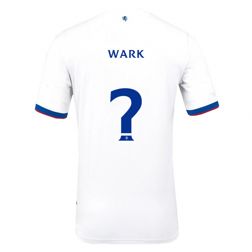 נשים Lyle Wark #0 לבן אדום כחול הרחק ג'רזי 2025/26 חולצה קצרה