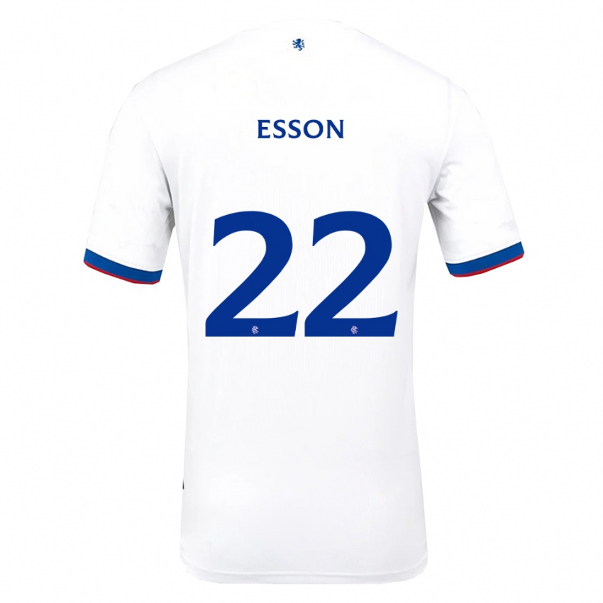 נשים ויקטוריה אסון #22 לבן אדום כחול הרחק ג'רזי 2025/26 חולצה קצרה