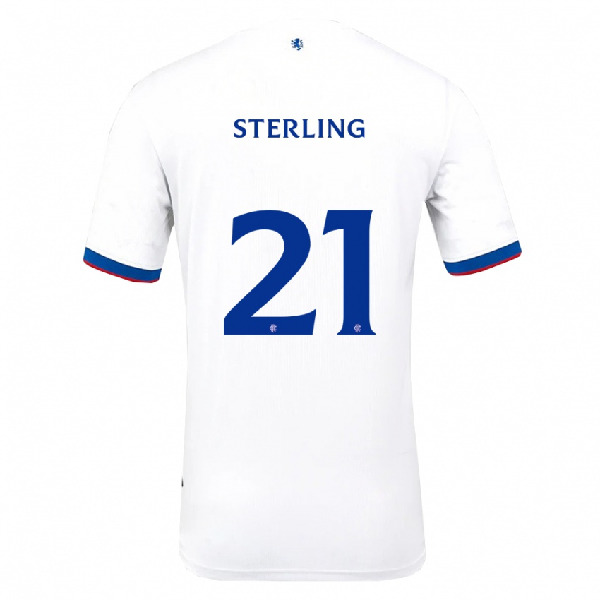 נשים דוז'ון סטרלינג #21 לבן אדום כחול הרחק ג'רזי 2025/26 חולצה קצרה