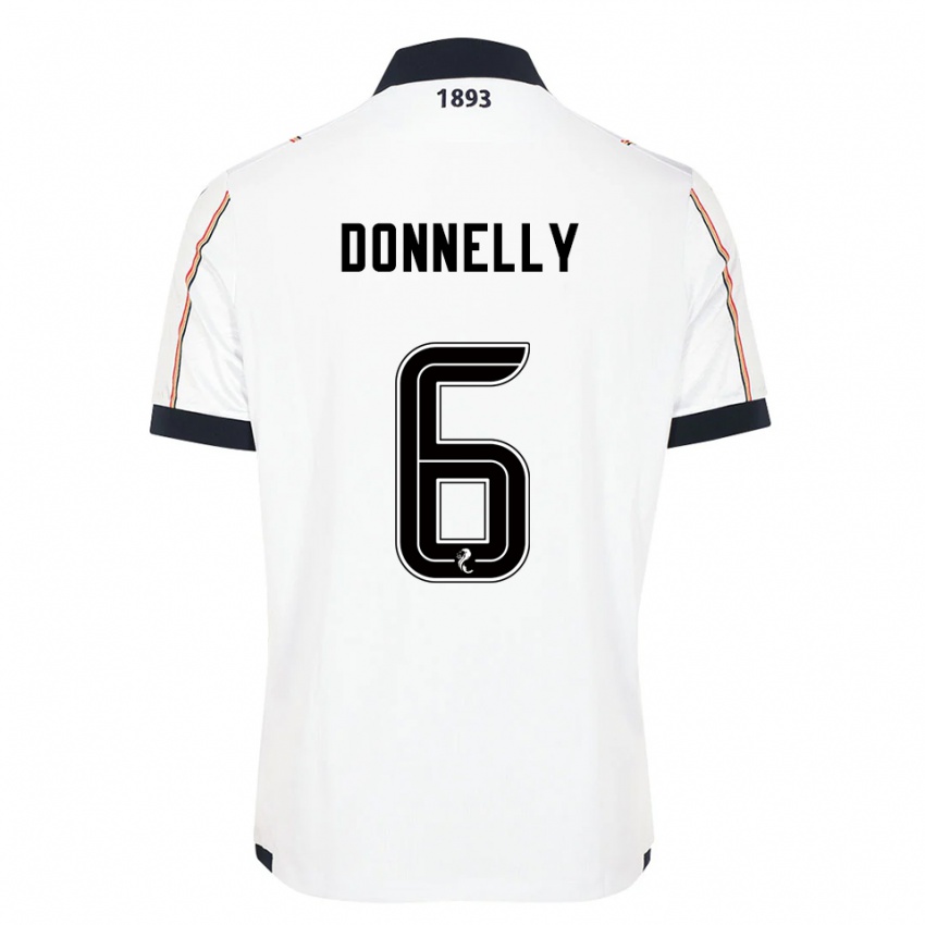 נשים ארון דונלי #6 לבן כחול נייבי אדום הרחק ג'רזי 2025/26 חולצה קצרה