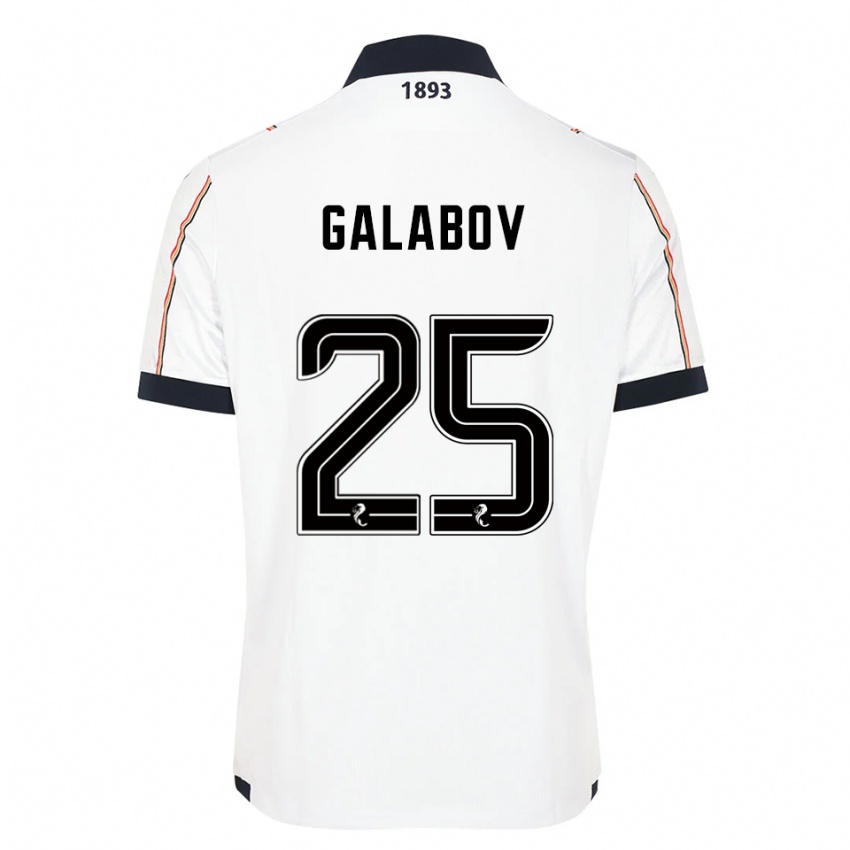 נשים פלמן גלבוב #25 לבן כחול נייבי אדום הרחק ג'רזי 2025/26 חולצה קצרה