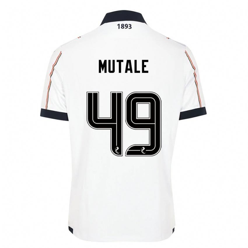 נשים יואן מוטייל #49 לבן כחול נייבי אדום הרחק ג'רזי 2025/26 חולצה קצרה