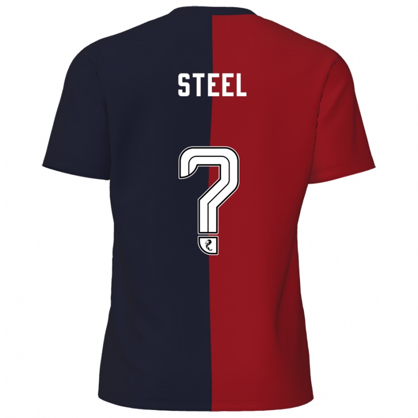 נשים Lauren Steel #0 אדום כחול נייבי הרחק ג'רזי 2025/26 חולצה קצרה