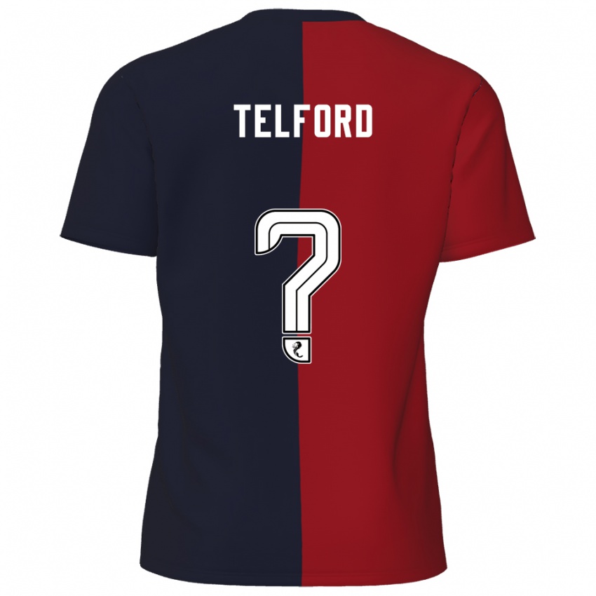 נשים Nicole Telford #0 אדום כחול נייבי הרחק ג'רזי 2025/26 חולצה קצרה