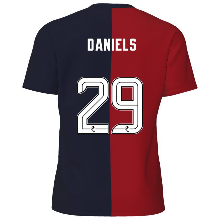 נשים Djenairo Daniels #29 אדום כחול נייבי הרחק ג'רזי 2025/26 חולצה קצרה