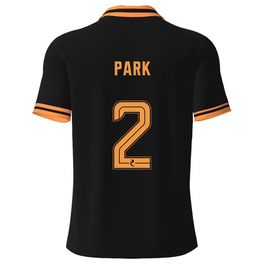 נשים Lily Park #2 שחור צהוב הרחק ג'רזי 2025/26 חולצה קצרה