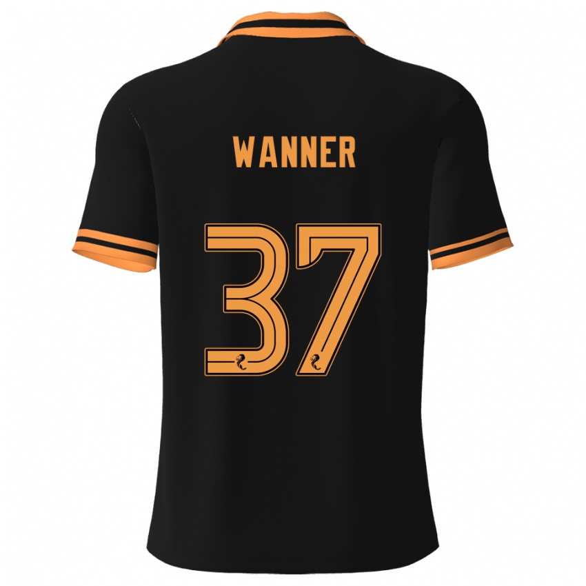 נשים יאניק ואנר #37 שחור צהוב הרחק ג'רזי 2025/26 חולצה קצרה