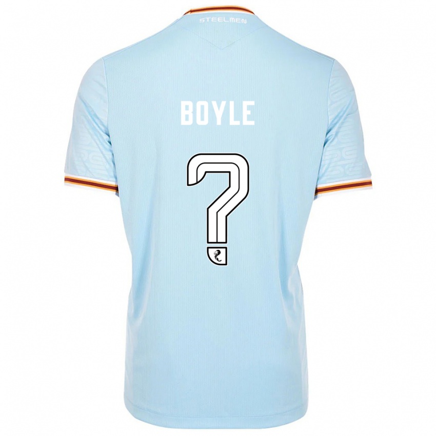 נשים Callum Boyle #0 תכלת הרחק ג'רזי 2025/26 חולצה קצרה