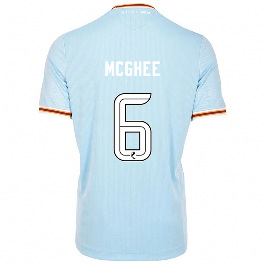 נשים ג'ורדן מגי #6 תכלת הרחק ג'רזי 2025/26 חולצה קצרה