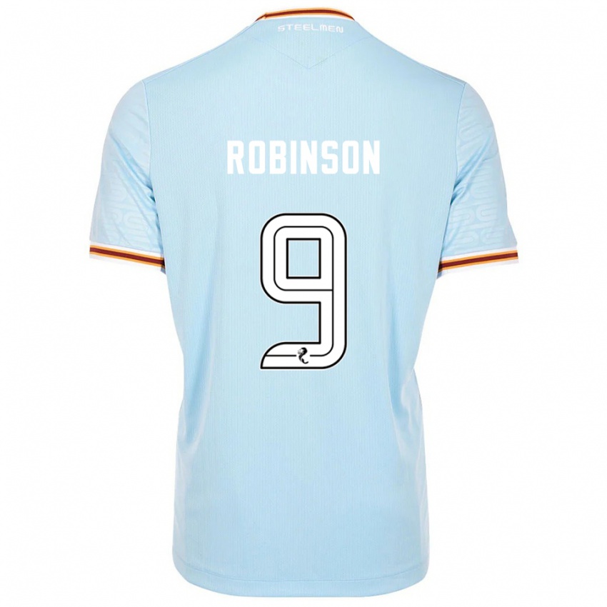 נשים Zach Robinson #9 תכלת הרחק ג'רזי 2025/26 חולצה קצרה