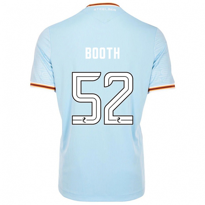 נשים Mikey Booth #52 תכלת הרחק ג'רזי 2025/26 חולצה קצרה