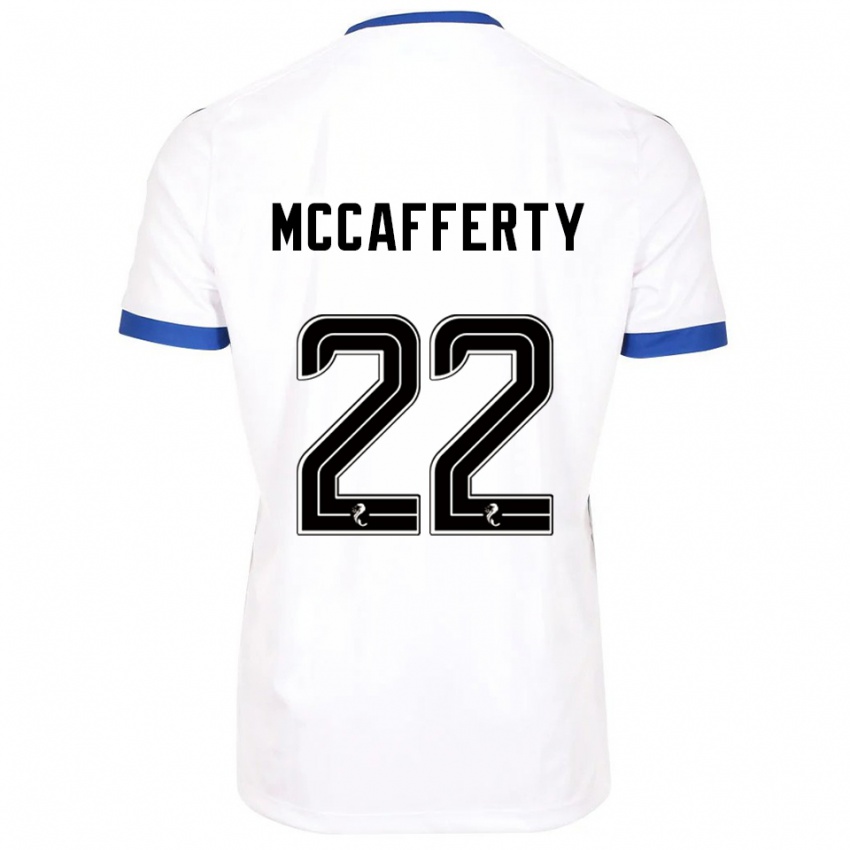 נשים אירלנד מקאפרטי #22 לבן כחול הרחק ג'רזי 2025/26 חולצה קצרה