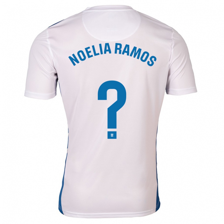 ילדים נואליה ראמוס #0 לבן כחול ג'רזי ביתית 2025/26 חולצה קצרה