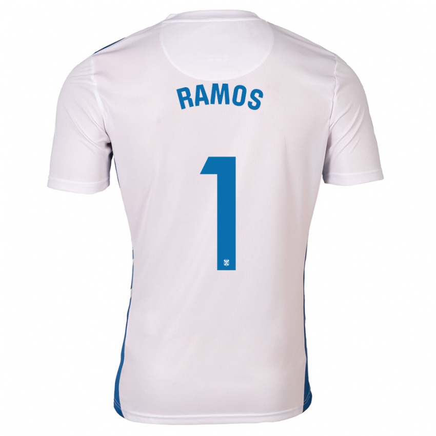 ילדים מוהמט אייראם ראמוס וואדה #1 לבן כחול ג'רזי ביתית 2025/26 חולצה קצרה