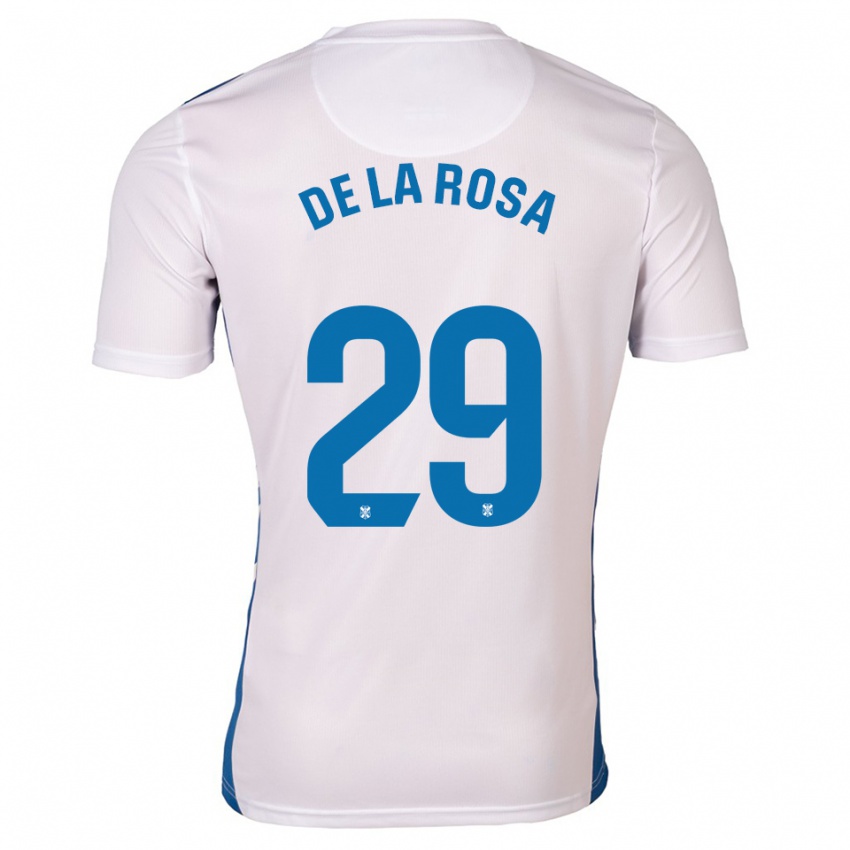 ילדים Raúl De La Rosa #29 לבן כחול ג'רזי ביתית 2025/26 חולצה קצרה