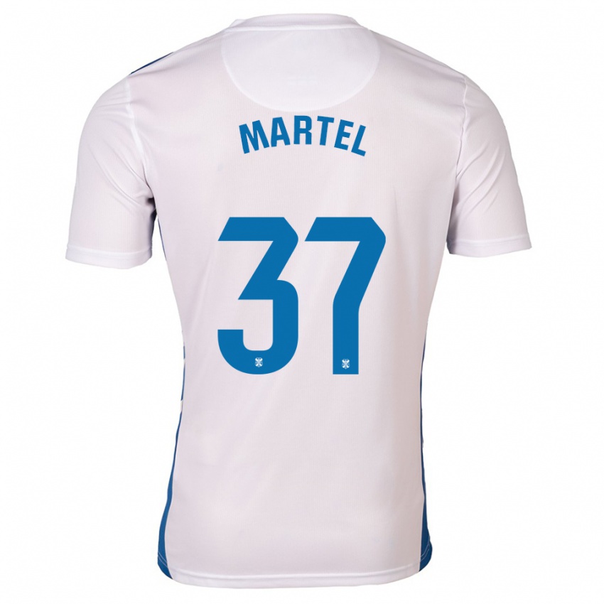 ילדים Kevin Martel #37 לבן כחול ג'רזי ביתית 2025/26 חולצה קצרה