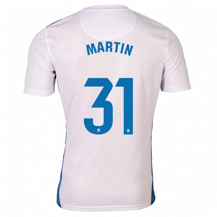 ילדים Guille Martin #31 לבן כחול ג'רזי ביתית 2025/26 חולצה קצרה