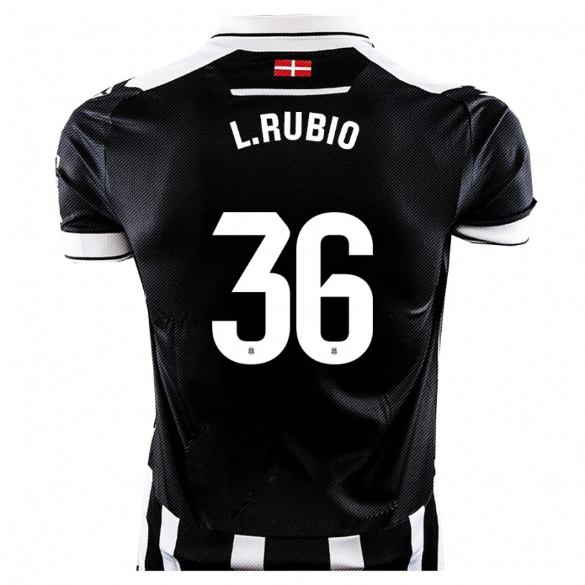 ילדים לאזארו רוביו ניקולס #36 שחור לבן ג'רזי ביתית 2025/26 חולצה קצרה