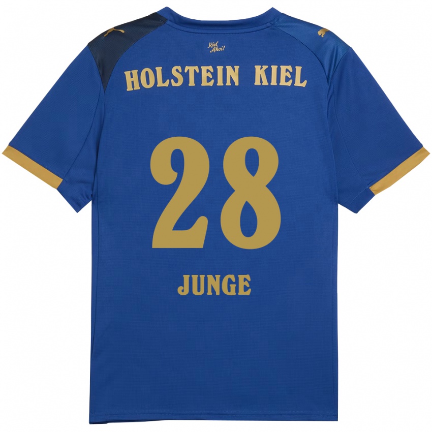 ילדים לילנד-ג׳ורדן יונגה #28 כחול זהב ג'רזי ביתית 2025/26 חולצה קצרה