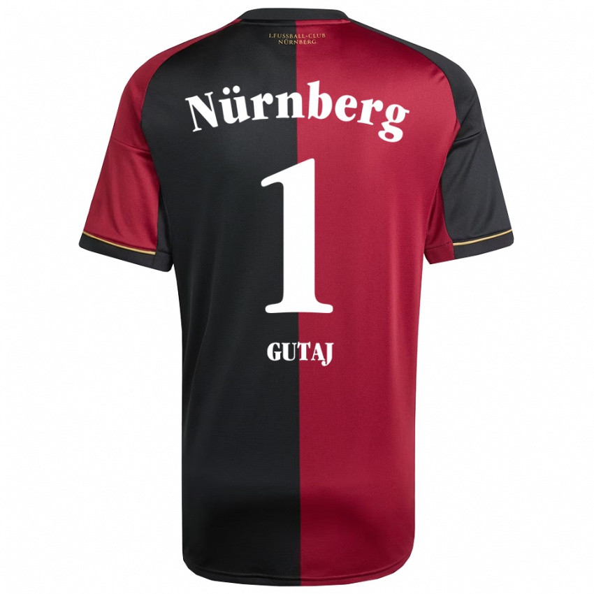 ילדים לינדזי-זאק גוטאי #1 בורדו שחור ג'רזי ביתית 2025/26 חולצה קצרה