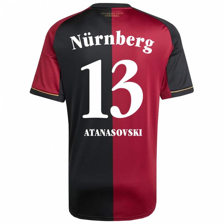 ילדים אדריאן אטנסובסקי #13 בורדו שחור ג'רזי ביתית 2025/26 חולצה קצרה