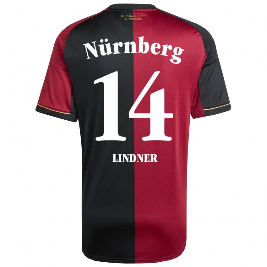 ילדים Marlene Lindner #14 בורדו שחור ג'רזי ביתית 2025/26 חולצה קצרה