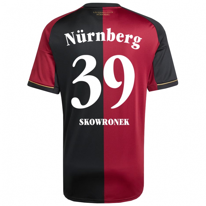 ילדים ג׳ואל סקורונק #39 בורדו שחור ג'רזי ביתית 2025/26 חולצה קצרה